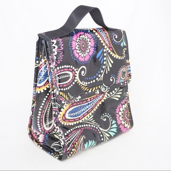 Vera Bradley BOGO FREE SALE Haymarket Paisley Print Insulated Lunch Tote - Picture 2 of 9